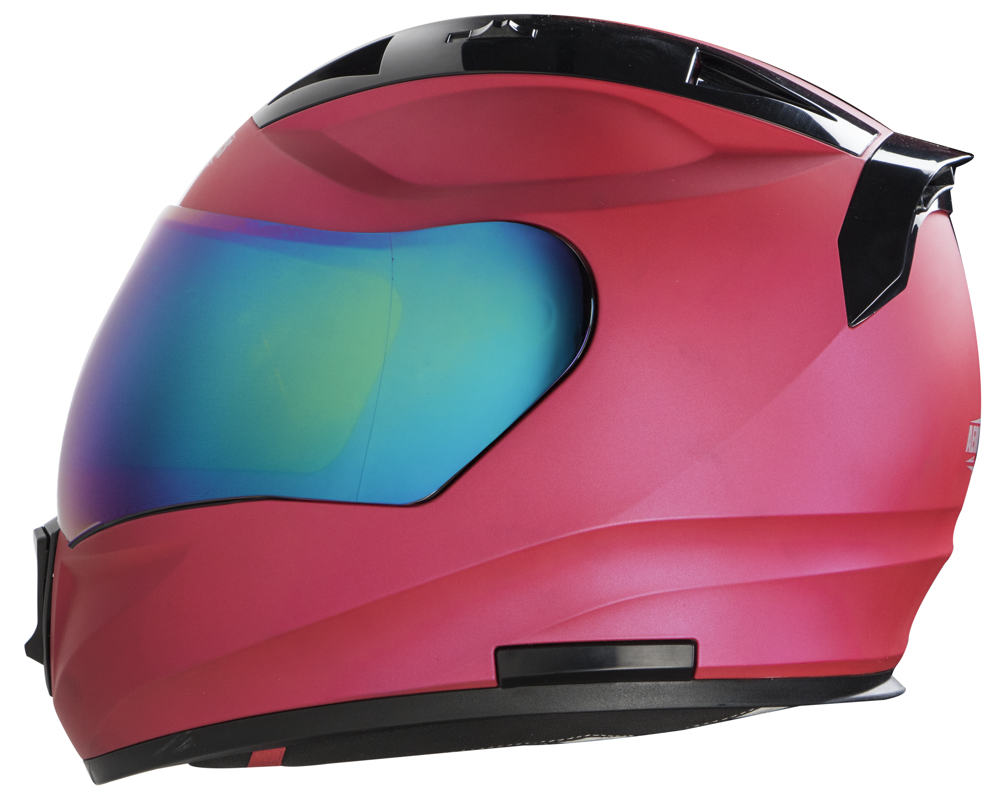 SA-1 Aeronautics Mat Hot Pink ( Fitted With Clear Visor Extra Rainbow Chrome Visor Free)